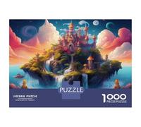 Puzzle pour Adultes 1000 Pièces Fantasy Island Castle Casse-têtes pour Adultes - Jeu Pratique, Analyse Et Logique - Cadeaux d'anniversaire Et De Noël Uniques 52x38cm/1000pcs