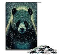 Puzzle pour Adultes 1000 pièces Fantasy Panda Puzzle pour Adultes Jeux de Famille en Bois Cadeaux d'anniversaire de Noël 1000 PCS