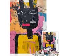 Puzzle pour Adultes 1000 pièces Figurine de Lapin Pensées Jeu Anti-Stress Cadeau d'anniversaire Jeu éducatif Renforce l'amour Entre Couples Dimensions 38x52cm