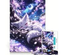 Puzzle pour Adultes 1000 pièces Fleurs de Cerisier Rêverie Bordure Fine Jeu de Concentration Amusant Jeu Relaxant Cadeau d'anniversaire Amusant (38x26cm)