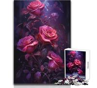 Puzzle pour Adultes 1000 pièces Fleurs mélancoliques:Un Moment de détente apaisant Assemblage précis et découpe Nette Dimensions:38x26cm