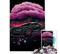 Puzzle pour Adultes 1000 pièces Fleurs Roses géantes fantastiques Jeu de Puzzle Stimulant à compléter Jouet éducatif à Monter soi-même pour Les 14 Ans et Plus (38x26cm)