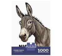 Puzzle pour Adultes 1000 Pièces Funny Nice Ass Donkey Puzzles pour Adultes, Jouet, Décoration Murale, Améliore La Mémoire, Idéal comme Cadeau 52x38cm/1000pcs