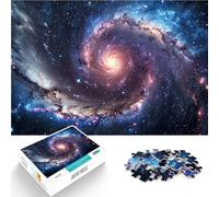 Puzzle pour Adultes 1000 pièces Galaxie d'Andromède Compétition de Vitesse Manuelle Chaque pièce est Unique - Jeu Familial Stimulant et Amusant 38x26cm