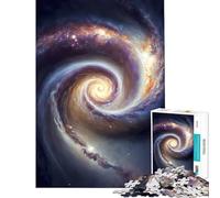 Puzzle pour Adultes 1000 pièces Galaxie d'Andromède Jeu Stimulant et Relaxant Activités familiales Cadeau d'anniversaire (Dimensions 75x50cm)
