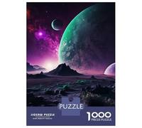 Puzzle pour Adultes 1000 Pièces Galaxy Sky Puzzles pour Adolescents, Jeux Amusants, Passe-Temps Idéal comme Cadeau 38x26cm/1000pcs