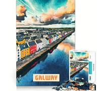 Puzzle pour Adultes 1000 pièces Galway Exact Edge Art,Exercice Mental,Jeu Amusant et Calme,activité d'anniversaire (38x26cm)