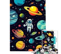 Puzzle pour Adultes 1000 pièces Garçon Explorateurs Galactiques Défi éducatif Défi Difficile Jouet Décoration Murale pour Les 14 Ans et Plus (50x75cm)