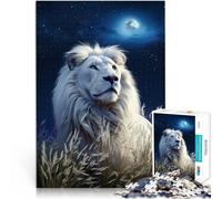 Puzzle pour Adultes 1000 pièces Gardien aux Yeux étoilés Jouets Jeux éducatifs Soulagement du Stress Une œuvre d'art 52x38cm