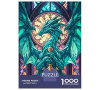 Puzzle pour Adultes 1000 Pièces Guardian Dragon Puzzle Casse-tête Jeu pour S'amuser en Famille Interaction Parent-Enfant 70x50cm/1000pcs