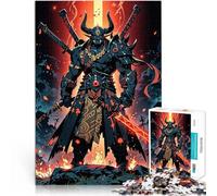 Puzzle pour Adultes 1000 pièces Guerrier démon avec des épées Jouet éducatif d'apprentissage Une œuvre d'art 38x26cm