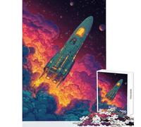 Puzzle pour Adultes 1000 pièces HeliosxExplorer Mission Décoration intérieure Jouet Cadeau Anniversaire Jeux Amusants Renforce l'amour Entre Les Couples (Dimensions 50x75cm)