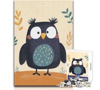 Puzzle pour Adultes 1000 pièces - Hibou Mignon - Idéal pour se détendre et se Relaxer - Assemblage précis - Dimensions:50x75cm