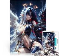 Puzzle pour Adultes 1000 pièces Hybride Ange et Démon Jouets Jeux éducatifs Soulagement du Stress Idées Cadeaux 75x50cm