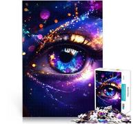 Puzzle pour Adultes 1000 pièces Œil Cosmique Jouets éducatifs et d'apprentissage Jeux familiaux Œuvre d'art 52x38cm