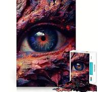 Puzzle pour Adultes 1000 pièces Œil de Dragon d'automne,Assemblage Parfait,Art,logique,adresse,Jeu Lent,Cadeau apaisant de Noël (38x52cm)