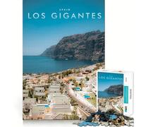 Puzzle pour Adultes 1000 pièces Île des Canaries Tenerife,Puzzle Artistique aux Bords précis,Jeu créatif et Amusant,idéal pour Passer Un Moment agréable,décoration de Noël (50x75cm)
