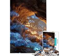 Puzzle pour Adultes 1000 pièces Intérieur de Grotte Lumineuse Activités Amusantes à la Maison améliore la mémoire Jouet Anti-Stress pour Les 14 Ans et Plus (50x75cm)