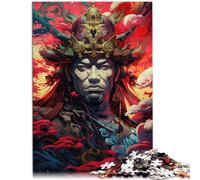 Puzzle pour Adultes 1000 pièces Japonais Sakura Samurai Le Puzzle 26x38cm Jeu Stimulant et Jeu Familial pour Les 14 Ans
