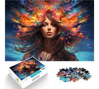 Puzzle pour Adultes 1000 pièces Jeu de Puzzle Femme 26x38cm pour est idéal comme Cadeau pour Toute la Famille pour Adolescent 14+