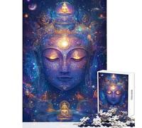 Puzzle pour Adultes 1000 pièces Jeu Impossible d'illumination Divine Amusant en Famille Décoration intérieure Pièces de Formes aléatoires Parfaitement emboîtables (38x52cm)