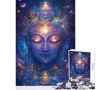 Puzzle pour Adultes 1000 pièces Jeu Impossible d'illumination Divine pour Toute la Famille Décoration intérieure Pièces de Formes aléatoires Parfaitement emboîtables (50x75cm)