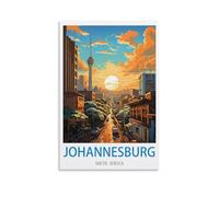 Puzzle pour Adultes 1000 pièces Johannesburg Afrique du Sud Jeu éducatif Amusant à Faire soi-même Parent-Enfant Puzzle Coucher de Soleil Cadeau pour Maman, épouse, Amie 70x50cm