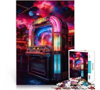 Puzzle pour Adultes 1000 pièces Jukebox Cosmique Jouets éducatifs d'apprentissage Décoration Murale, Cadeaux Uniques pour Anniversaire et Noël 75x50cm