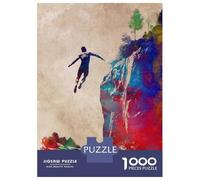 Puzzle pour Adultes 1000 Pièces Jumping to The Water Puzzle Jeux Relaxants Défi Difficile Cadeaux Uniques pour Anniversaire Et Noël 52x38cm/1000pcs