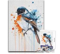 Puzzle pour Adultes 1000 pièces Junco Aquarelle - Apaisant et Relaxant - Assemblage précis - Dimensions:50x75cm