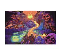 Puzzle pour Adultes 1000 Pièces Jungle Sauvage Puzzles en Bois Créatifs-Jeu Pratique -Décoration Familiale （75×50cm）