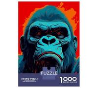 Puzzle pour Adultes 1000 Pièces Kong The Primate King Puzzles pour Adultes Analyse Et Logique Entraînez Votre Cerveau Et Votre Dextérité Jeu Intellectuel 52x38cm/1000pcs