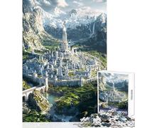 Puzzle pour Adultes 1000 pièces La Cité Cachée Jeu Familial Améliore la mémoire Jouet Décoration Murale Renforce l'amour Entre Les Couples (38x52cm)