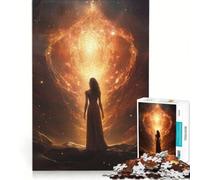 Puzzle pour Adultes 1000 pièces La déesse Devant Moi décoration Murale défi à relever Cadeau d'anniversaire Unique 38x26cm