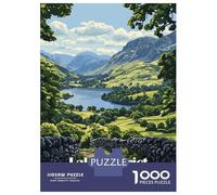 Puzzle pour Adultes 1000 Pièces Lake District England Puzzle Casse-tête Jeu Anti-Stress Cadeau d'anniversaire Et Cadeau Unique 70x50cm/1000pcs