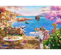 Puzzle pour Adultes 1000 pièces, Lakeside Retraite, S'emboîtent Parfaitement Les unes dans Les Autres Pas de poussière, Jouets pour Hommes Femmes Aînés (70 x 50 cm), Poster 1:1