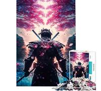 Puzzle pour Adultes 1000 pièces L'âme du samouraï Défi éducatif Défi Difficile Jeux Amusants pour Les 14 Ans et Plus 50x75cm