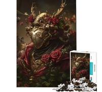 Puzzle pour Adultes 1000 pièces Le Chevalier du Poisson d'or Puzzle 1000 pièces Décoration Murale Jeu Difficile et Stimulant pour Toute la Famille (38x52cm)