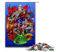 Puzzle pour Adultes 1000 pièces Le Démon Défaite Jeu de Puzzle éducatif à Faire soi même 75 x 50 cm