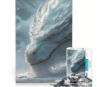 Puzzle pour Adultes 1000 pièces Le dresseur de Dragons Jeu de réflexion Assemblage de Motifs pour Les Amateurs de Jeux 38x26cm