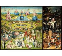 Puzzle pour adultes 1000 pièces Le jardin des délices terrestres par Hieronymus Bosch 69,56 x 50,69 cm Puzzles artistiques éducatifs