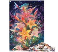 Puzzle pour Adultes 1000 pièces Le Jeu de Puzzle Radiant Lily est idéal comme Cadeau pour Toute la Famille 14,96 po x 20,47 po pour Les 14 Ans
