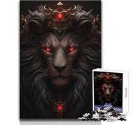 Puzzle pour Adultes 1000 pièces Le Roi Lion en colère - Jeu éducatif Familial - Apprentissage et éducation - Idée Cadeau - Dimensions : 38x52cm