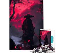 Puzzle pour Adultes 1000 pièces Le Samouraï Solitaire Jeu addictif pour cultiver la Patience Jeu Impossible Analyse et logique Cadeau d'anniversaire (Dimensions 38x26cm)