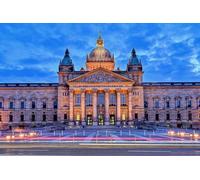 Puzzle pour Adultes, 1000 pièces, Leipzig, Saxe, Allemagne, Palais de Justice 70 x 50 cm