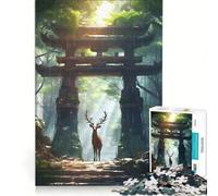 Puzzle pour Adultes 1000 pièces l'esprit de la Forêt Jeu Manuel activités Amusantes à la Maison renforce Les Liens Amoureux 38x52cm