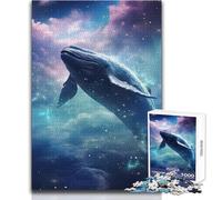 Puzzle pour Adultes 1000 pièces Léviathan Céleste - Casse-tête - Jeux en Famille - Cadeau d'anniversaire - Cadeau de Noël Secret - Dimensions : 38x26cm