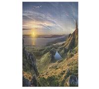 Puzzle pour Adultes 1000 Pièces L'histoire du Vieil Homme Puzzles en Bois Créatifs-Jeu Pratique -Décoration Familiale 78×53cm