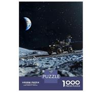 Puzzle pour Adultes 1000 Pièces Lunar Expedition Puzzles pour Adultes Jeux Relaxants Découpe De Précision Interaction Parent-Enfant 70x50cm/1000pcs