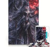 Puzzle pour Adultes 1000 pièces Maîtresse du Coucher de Soleil Cramoisi Jouet Anti-Stress décoration Parfaite Cadeau d'anniversaire et Cadeau Unique 38x26cm